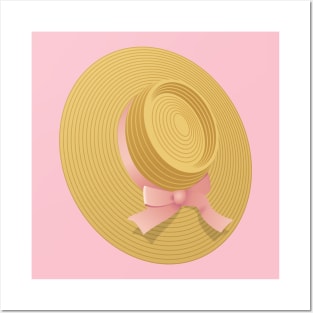 Summer hat Posters and Art
